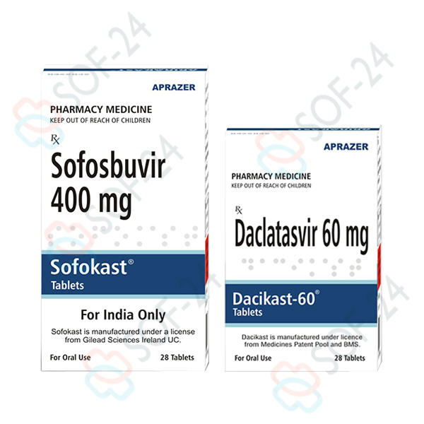 Sofokast Dacikast Софосбувир и Даклатасвир Sofokast Dacikast Софосбувир и Даклатасвир