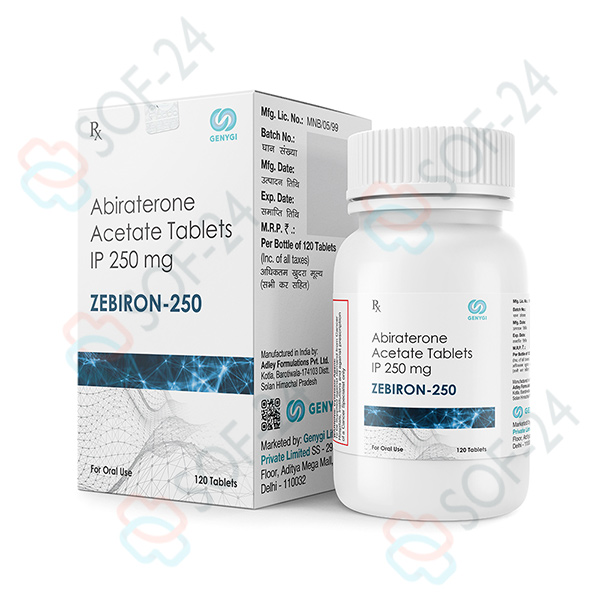 Zebiron-250 (active ingredient: Abiraterone)