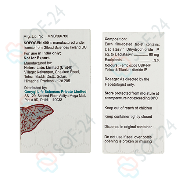 Sofogen Daclagen Genygi Sofosbuvir and Daclatasvir Sofogen Daclagen Genygi Sofosbuvir and Daclatasvir