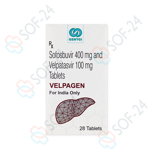 Velpagen 400/100mg Софосбувир + Велпатасвир Velpagen 400/100mg